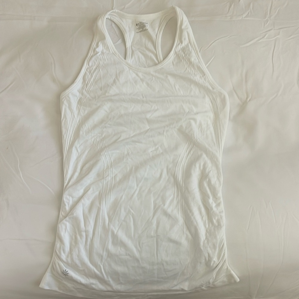 Athleta white workout tank top